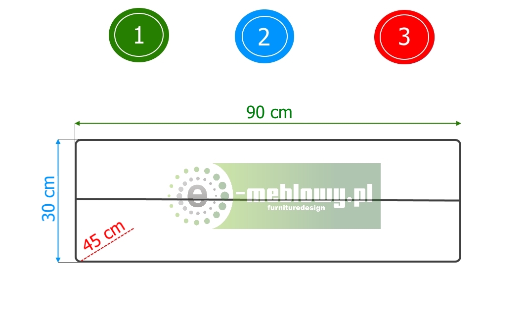 Oval 90 stylowa ława, stolik kawowy, stolik w połysku Oval 90 stylowa ława, stolik kawowy, stolik w połysku